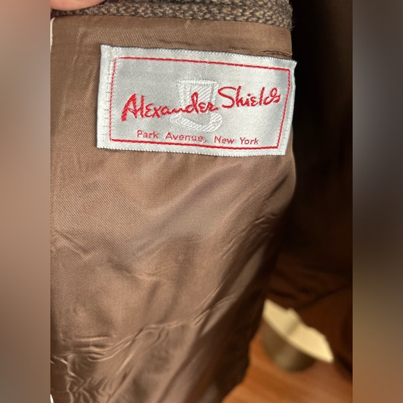 Alexander Shields 60s Vintage Tan Wool Tweed Sport  Size 40 Short - Picture 9 of 17